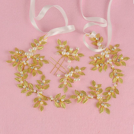 Handmade Pearl Retro Wedding Headband Accessories