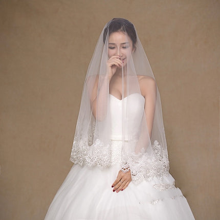 White Bride  Wedding Veil