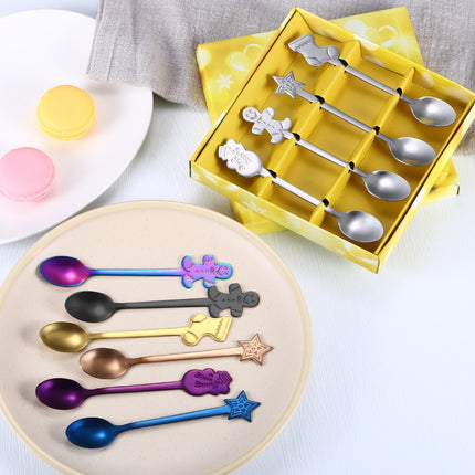 Cartoon spoon Christmas spoon gift cutlery set