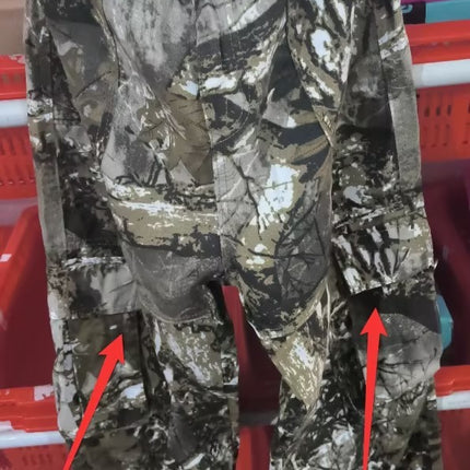 Casual Camouflage Cargo Pants Loose Overalls Summer Low Waist Straight Trousers With Pockets