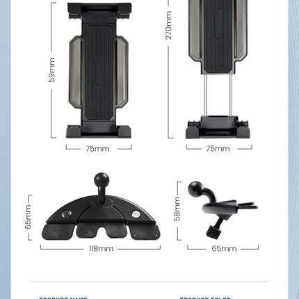 Car Mounted CD Hole Tablet Universal Phone Holder