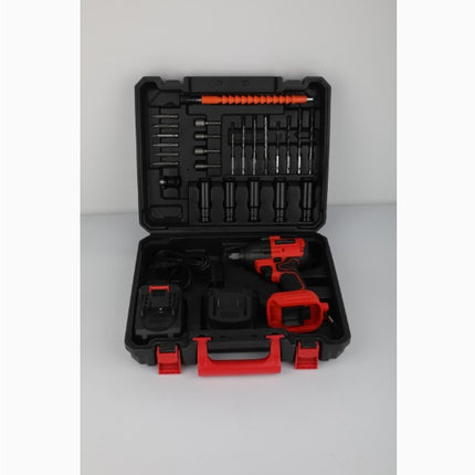 One Piece Portable 48V Cordless Impact Wrench, Cordless Drill Kit, Brushless Impact Wrench, Drill Kit With Batteries, Accessories And Toolkit For Car Tires, Electric Bikes, Garden Sheds