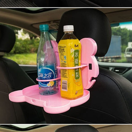Child Car Seat Table Car Seat Tray Storage Kids Toy Food Water Holder Children Portable Table For Car Baby Food Desk ABS