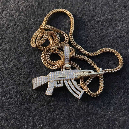 AK Rifle Pendant Chain