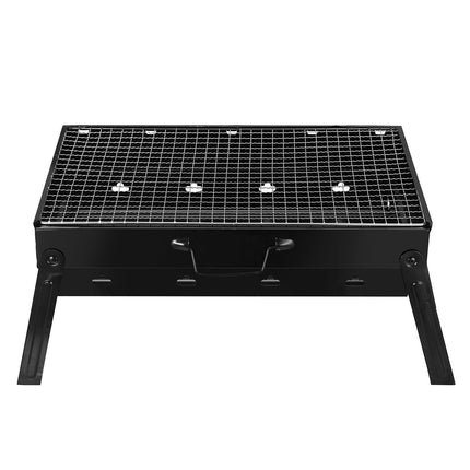 1Pc Portable BBQ Grill Foldable Charcoal Grill Lightweight Smoker Grill For Camping Picnics Garden Grilling