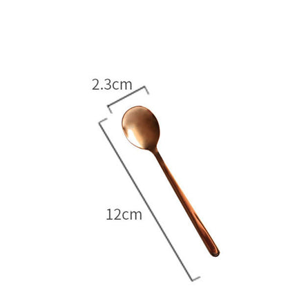 Golden spoon spoon coffee Nordic spoon stirring