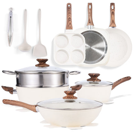 17-piece Non-stick Cookware Set, Cooking Set