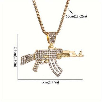 AK Rifle Pendant Chain