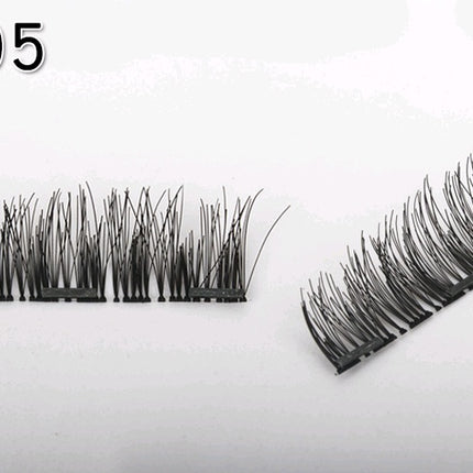 Magnet false eyelashes hand-woven