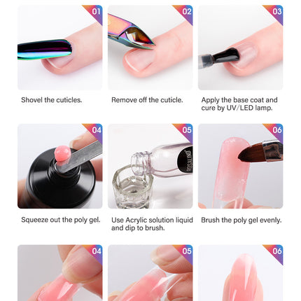 Nail extension cream