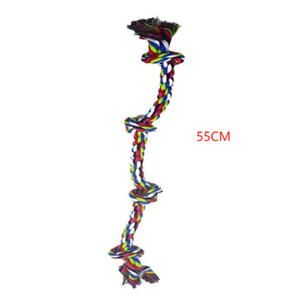 Heavy-Duty Rope Knot Dog Toys For Large Breeds Dental Health Chew And Interactive Tug Of War Play Pet Supplies