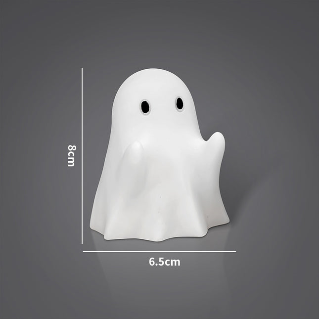 Halloween Middle Finger Love Ghost Ornaments