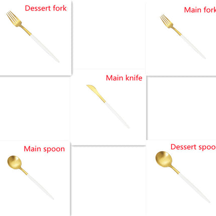 304 Stainless Steel Western Cutlery Knife Fork And Spoon