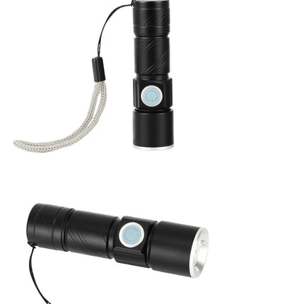 Mini Waterproof Rechargeable LED Flashlight With USB Charging