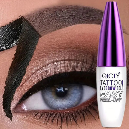 Tattoo Easy Peel Off Eyebrow Gel Cream Types Long-Lasting Smudge-Proof Sweat Resistant Waterproof Cosmetics