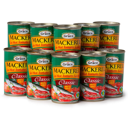Grace Chunky Mackerel In Tomato Sauce 15oz - 2 Pack - Canned Mackerel