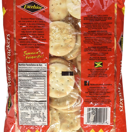Excelsior Water Crackers, 10.58 Ounce (Pack of 1)(Packaging May Vary)