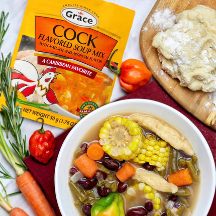Grace Pumpkin Flavored Soup Mix 1.59oz - 12 Pack Homestyle Jamaican Pumpkin Mix