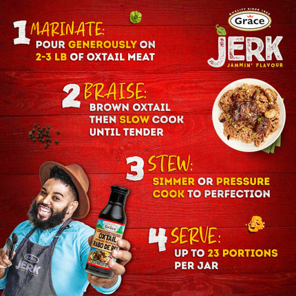 Grace Jamaican Style Jerk BBQ 16oz - 2 Pack Jamaican Jerk Seasoning, Marinade & Dipping Sauce - Best Hot Barbecue Sauce -