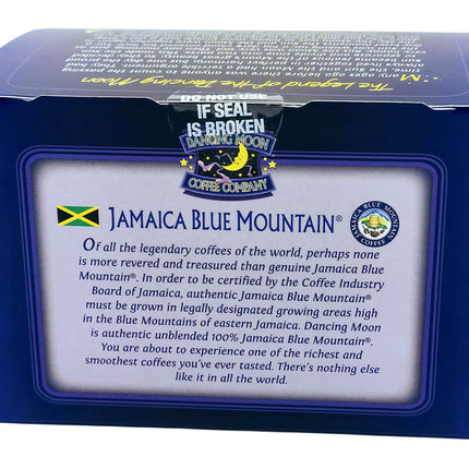 Dancing Moon Brand, 100% Pure Jamaica Blue Mountain Coffee Pods - for Keurig KCup Brewers, Medium Roast