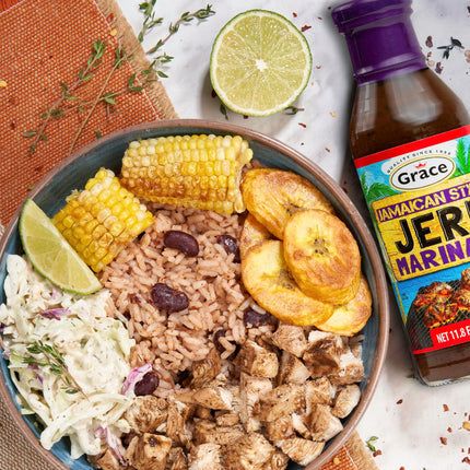 Grace Jamaican Style Jerk BBQ 16oz - 2 Pack Jamaican Jerk Seasoning, Marinade & Dipping Sauce - Best Hot Barbecue Sauce -