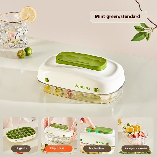 Pressing Ice Cube Film Easily Removable Mold Food Grade Ice Tray With Lid