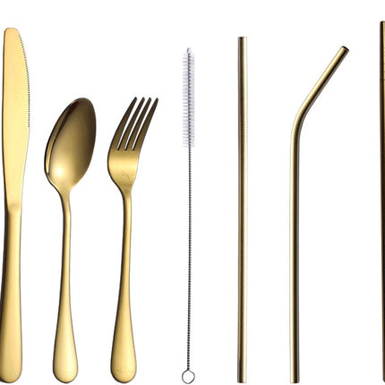 Minimalist stainless steel set