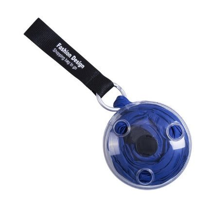 Disc folding portable shopping bag