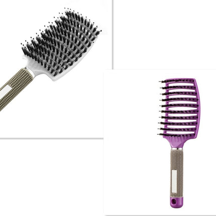 Hairbrush Anti Klit Brushy Haarborstel Women Detangler Hair Brush Bristle Nylon Scalp Massage  Teaser Hair Brush Comb