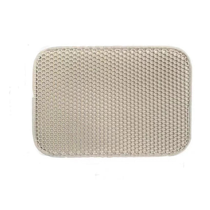 Cat Litter Mat Pet Solid Color Waterproof Cat Litter Mat Easy Clean Scatter Control Pets Supplies