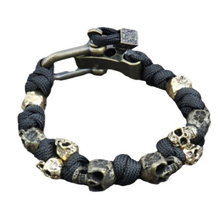 Easter Halloween Parachute Cord Hand-woven Gothic Retro Bracelet