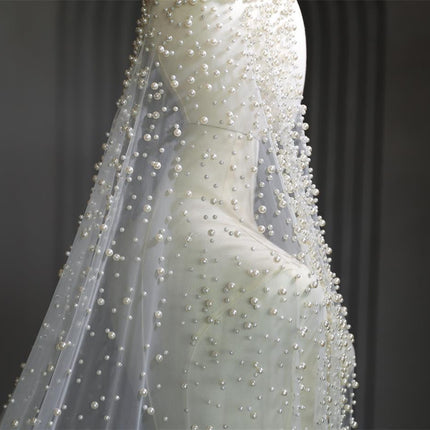 Pearl Long Luxury Wedding Veil