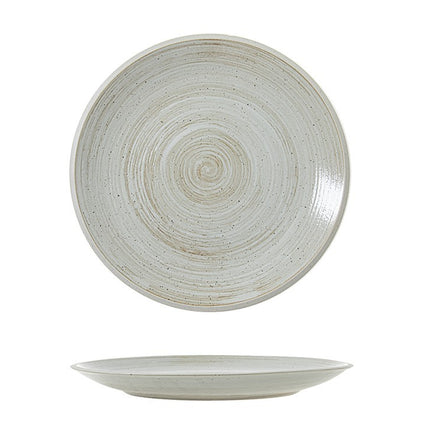 Threaded Flat Plate Plate Pasta Steak Plate Slight Concealer