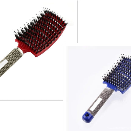 Hairbrush Anti Klit Brushy Haarborstel Women Detangler Hair Brush Bristle Nylon Scalp Massage  Teaser Hair Brush Comb
