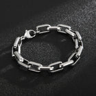 Men's Titanium Steel Bracelet Ins Niche Design Hip-hop Geometric Bracelet