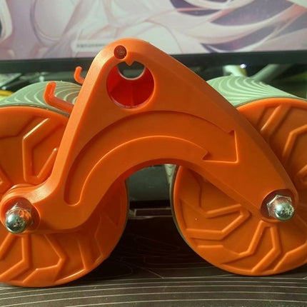 Male And Female Household 2 In 1 Exercise Belly Wheel Indoor Fitness Sports