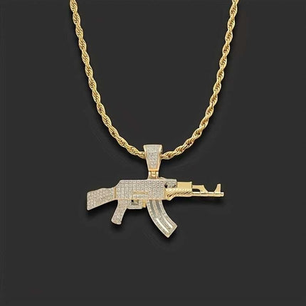 AK Rifle Pendant Chain