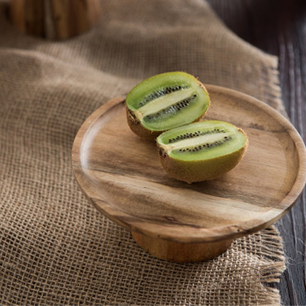 Fruit Tray Living Room Household Japanese-Style Solid Wood Dried Fruit Dessert Cake Tray Dessert