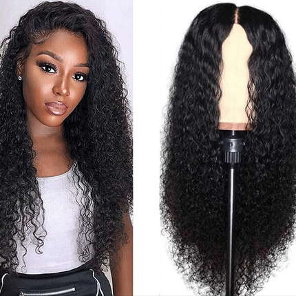 AA Hair Front Wig Womens Brazilian Human Long Curly Lace Wavy Hair Wigs US 2023