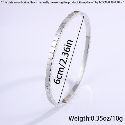 Ins Irregular Honeycomb-shaped Bracelet Fashion Minimalist Titanium Steel Bracelet Women's Jewelry