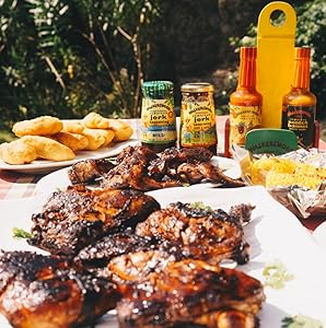 Walkerswood Traditional Jamaican Jerk Seasoning, Hot & Spicy and Mild Combo Pack Jamaican Jerk Seasoning, 10 oz (Pack of2)