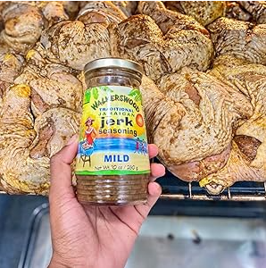 Walkerswood Traditional Jamaican Jerk Seasoning, Hot & Spicy and Mild Combo Pack Jamaican Jerk Seasoning, 10 oz (Pack of2)