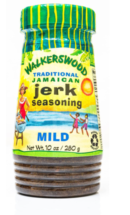 Walkerswood Traditional Jamaican Jerk Seasoning, Hot & Spicy and Mild Combo Pack Jamaican Jerk Seasoning, 10 oz (Pack of2)