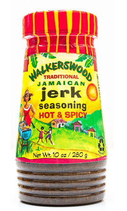 Walkerswood Traditional Jamaican Jerk Seasoning, Hot & Spicy and Mild Combo Pack Jamaican Jerk Seasoning, 10 oz (Pack of2)