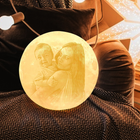 Custom Photo Moon Lamp Luna Night Light – Personalized Birthday Anniversary Valentine’s Day & Christmas Gift