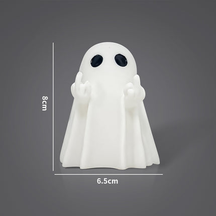 Halloween Middle Finger Love Ghost Ornaments