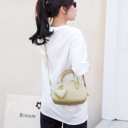2024 Handbag For WomenLuxury Desinger Heart Crossbody Bag Solid Concise Ladies Femlae Bag