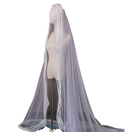 Trailing Yarn Wedding Bridal Veil