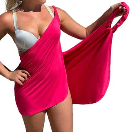 Solid Color One-piece Swimsuit For Women  Plus Size Backless Swimsuit