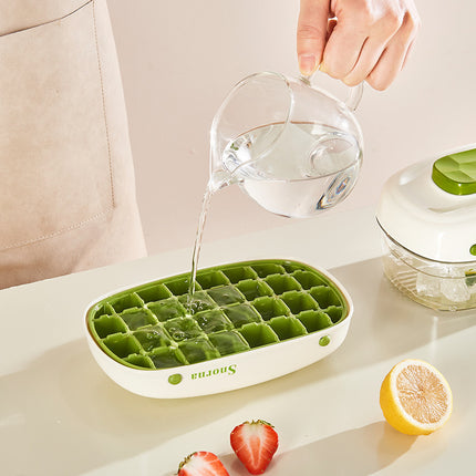 Pressing Ice Cube Film Easily Removable Mold Food Grade Ice Tray With Lid